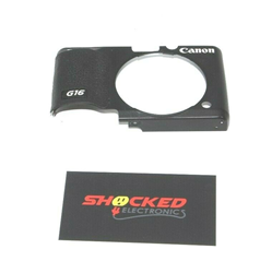 Picture of Canon Powershot G16 Front Cover Black Assembly Replacement Repair Part