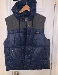 Picture of Slate & Stone Mens Vest with Hood Size XL