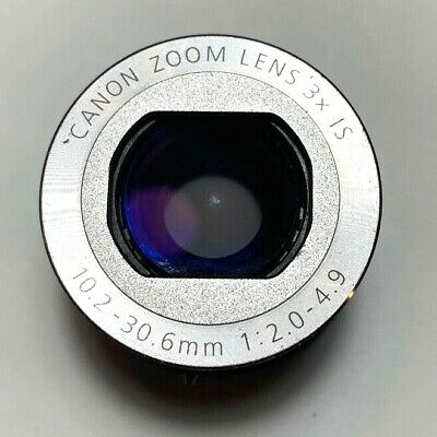 Picture of Canon G9X Mark I / II Front Lens Section with Curtains Silver Repair Part