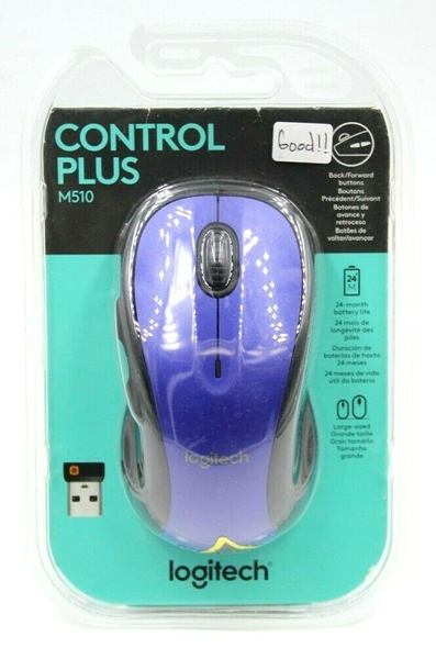 Picture of Logitech M510 Wireless Computer Mouse Blue #1111