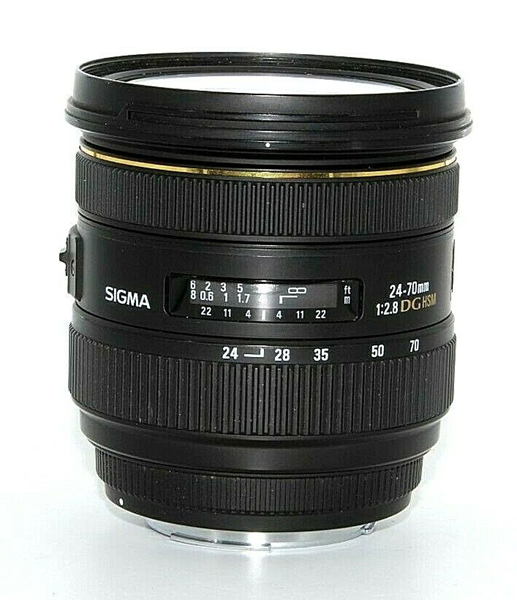 Picture of Used | Sigma EX AF 24-70mm f/2.8 DG HSM Lens Canon EF Digital EOS Camera