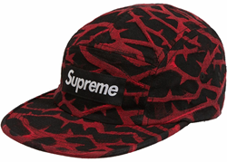Picture of Supreme Thorn Camp Cap Red -- Size: OS