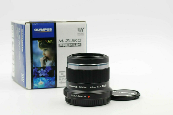 Picture of Brand New | Olympus M.Zuiko Digital 45mm f/1.8 ED Lens (Black) - 1105