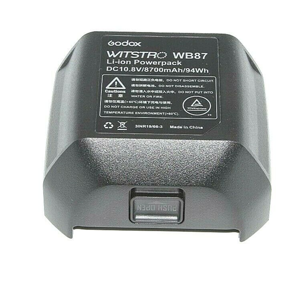 Picture of Godox WB-87 Battery Pack 11.1V 8700mAh for AD600 AD600B AD600BM AD600M Flashes