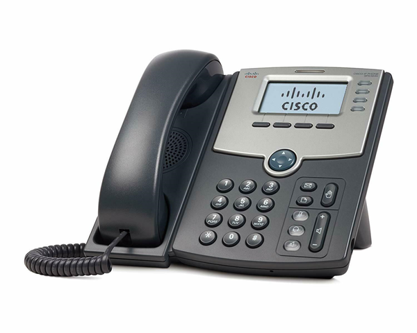 Picture of Cisco SPA504G 4-Line IP Phone with 2-Port Switch PoE and LCD Display