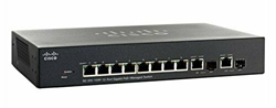 Picture of Cisco SG300-10PP-K9 10-Port Gigabit PoE+ Managed Switch