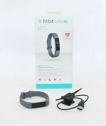 Picture of Fitbit ALTA HR Heart Rate + Fitness Wristband BLUE GRAY (Large) #1105