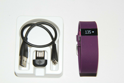 Picture of FitBit Charge HR Activity Fitness Heart Rate Tracker - Purple (Large) #1105-1789