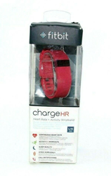 Picture of Open Box | Fitbit Charge HR Wireless Activity Wristband - Pink / Large | 1105
