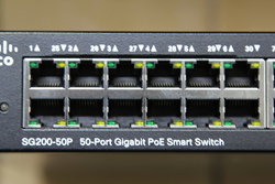 Picture of Cisco SG200-50P 50-port Gigabit PoE Smart Switch SLM2048PT-V05
