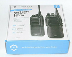 Picture of Amcrest ATR-22 UHF Portable Radio Walkie Talkie 400-470MHz 16 Cannels