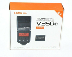 Picture of Godox V350F TTL HSS 1/8000s Speedlite Flash with Li-ion Battery for Fuji Camera