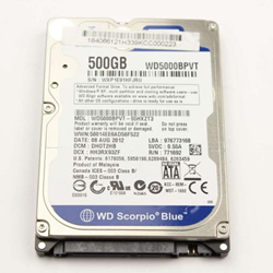 Picture of New Genuine Sony A1886632A Hdd 500Gb Wd Wd5000bpvt55hxzt3 5400Rpm