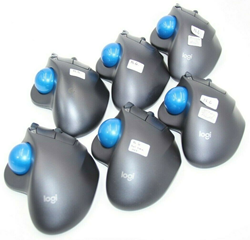 Picture of Broken Lot of 3 Logitech M570 Wireless Trackball Mouse