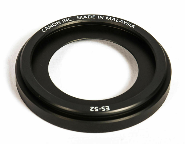 Picture of Canon ES-52 Lens Hood (40mm F/2.8 STM/M, 18-55mm F3.5-5.6 IS STM)