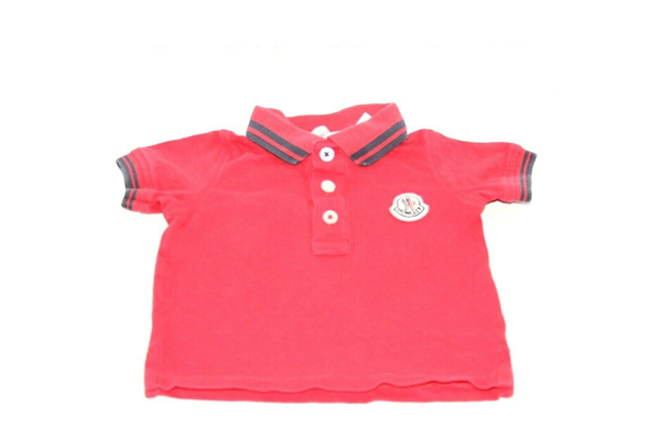 Picture of Used | Boys Moncler Tshirt 3-6 Months - Red