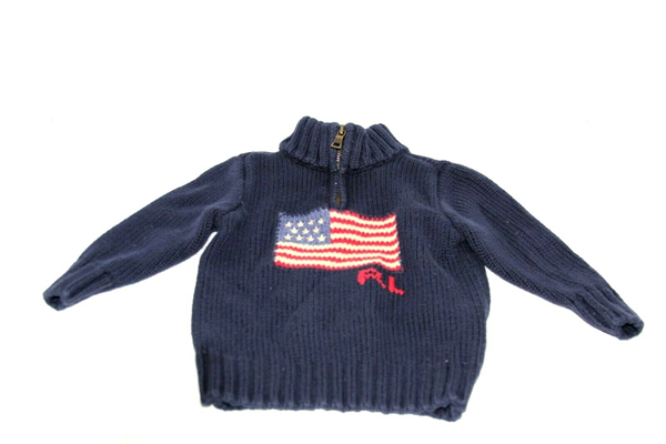Picture of Used | Boys Polo Ralph Lauren Sweater 2 Years - Blue US Flag