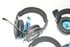 Picture of LOT OF 9 BROKEN Afterglow AG6 Wired Stereo Gaming Headset for PS4 Black, Picture 4