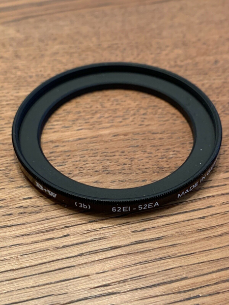 Picture of B+W (3b) step-up Ring 62EI-52EA