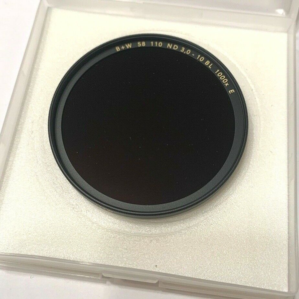 Picture of B+W 58mm 110 Neutral Density 3.0 - 10 BL Filter 1000X E