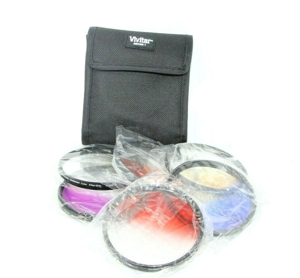 Picture of Vivitar 77mm Graduated Color Multicoated 6 Piece Filter Set