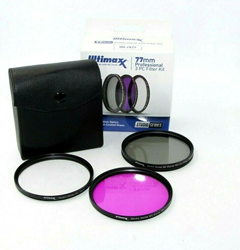 Picture of ULTIMAXX 3pcs 77mm CPL+UV+FLD + Case Professional Filter Kit