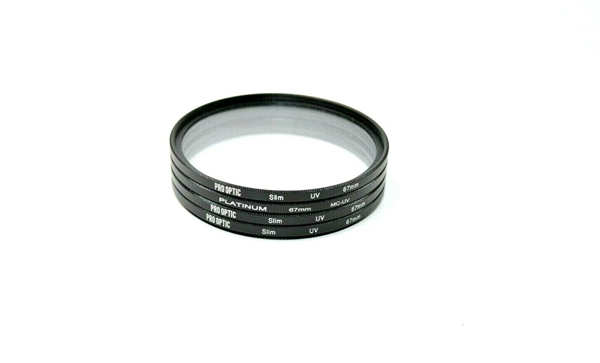 Picture of Used Lot of 4 PCS of 67mm Lens Filters (ProOptic/ Platinum)