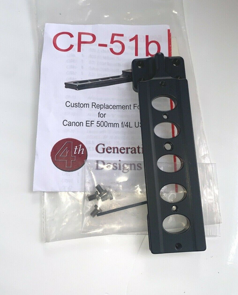Picture of Generations Designs CP-51B Replacement QR Foot f/ Canon EF 500mm F4L lens