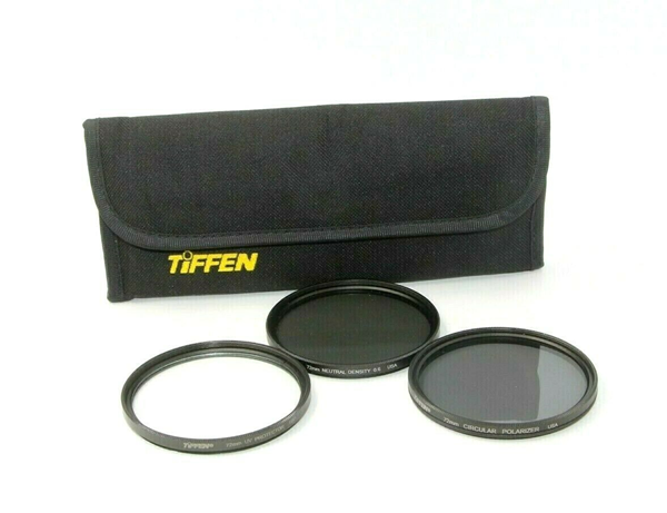 Picture of Tiffen 72mm Digital Essentials Lens Filter Kit - UV / CPL / ND 0.6