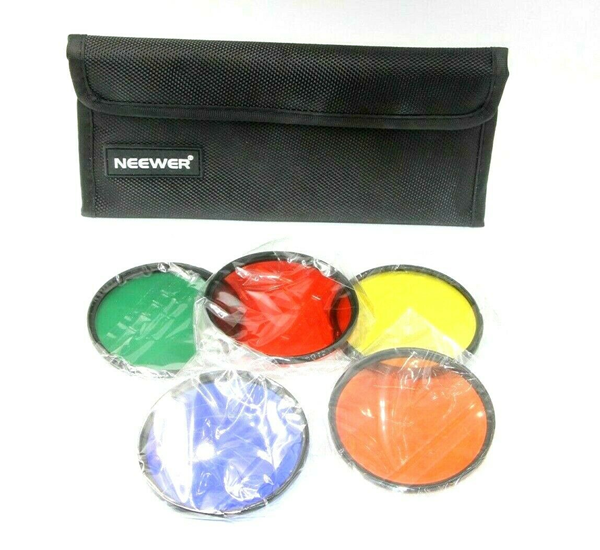 Picture of Neewer 72mm Gradual Color 5PCS Lens Filter Kit Set