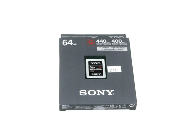 Picture of Sony XQD-G Series 64GB XQD Memory Card