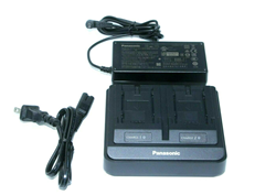 Picture of Panasonic AG-BRD50 Dual Battery Charger + AC Adapter for AG-UX180 / UX190