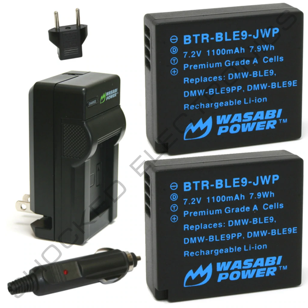 Picture of LEICA BP-DC15 BATTERY (2-PACK) AND CHARGER BY WASABI POWER