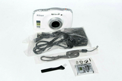Picture of Nikon COOLPIX W100 13.2 MP Digital Camera - White (Waterproof / Shockproof)